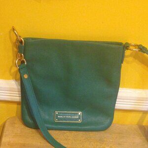 Marc Jacobs Sia Leather Green Cross body